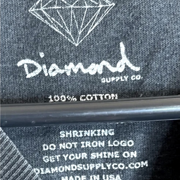 Vintage Diamond Supply Co. T-shirt Mens Size Large Black Made In USA - Picture 4 of 7